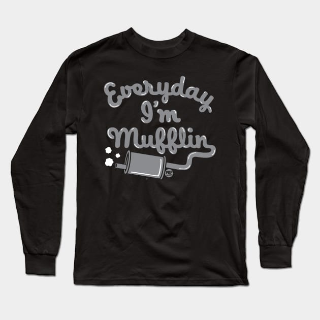 MUFFLIN Long Sleeve T-Shirt by toddgoldmanart